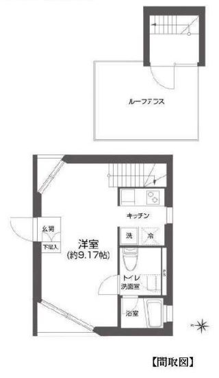 プラティーク白金　502号室　間取り