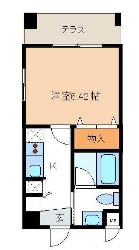 レジディア新川　301号室　間取り