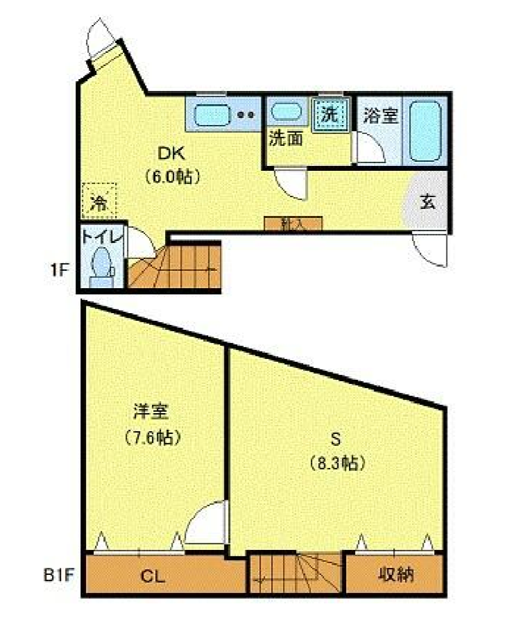 プライベートプレイス広尾　103号室　間取り