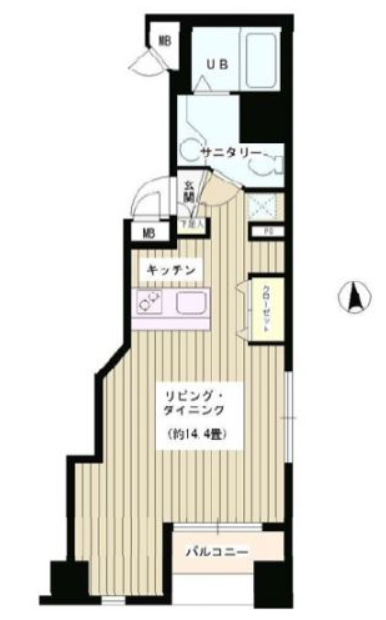 ケイズ麹町　604号室　間取り