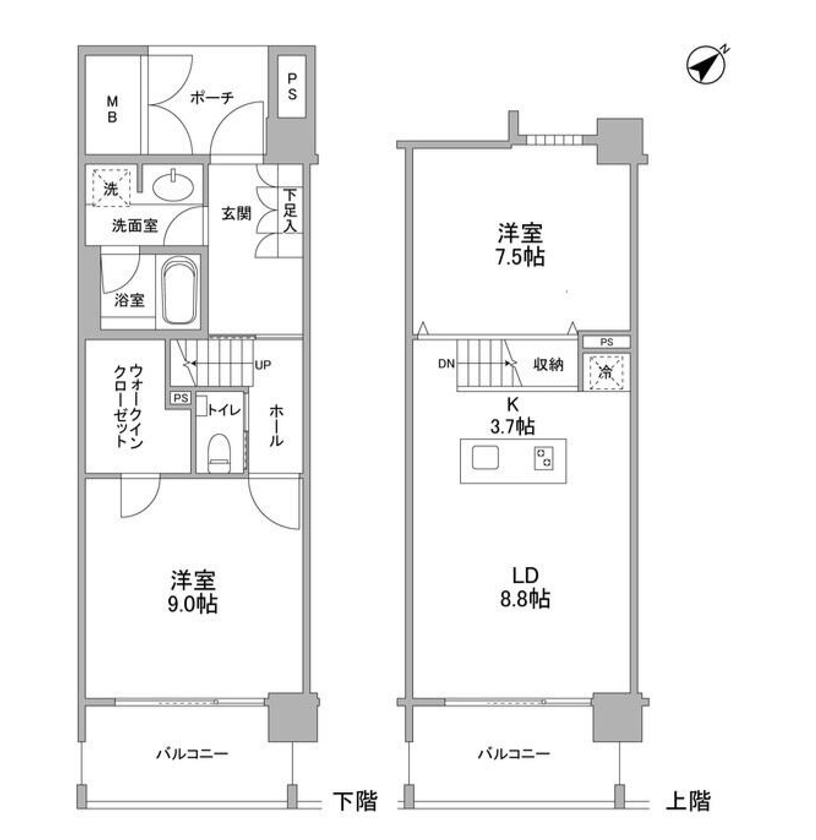 ラフィーヌ銀座　1112号室　間取り