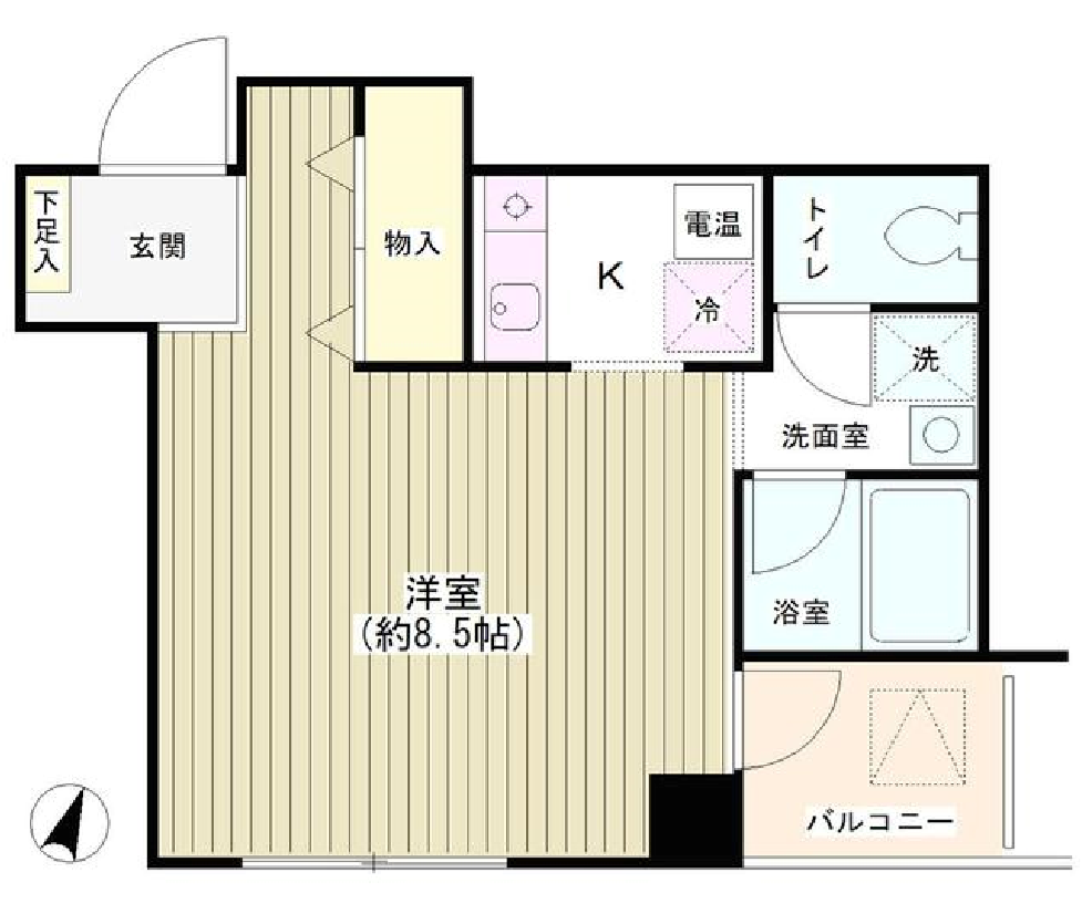 ＴＫＲ神田多町　503号室　間取り