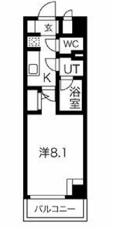 エルフォルテ品川サウスシティ　404号室　間取り