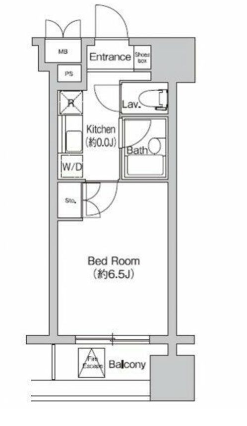 プライムアーバン大崎　205号室　間取り