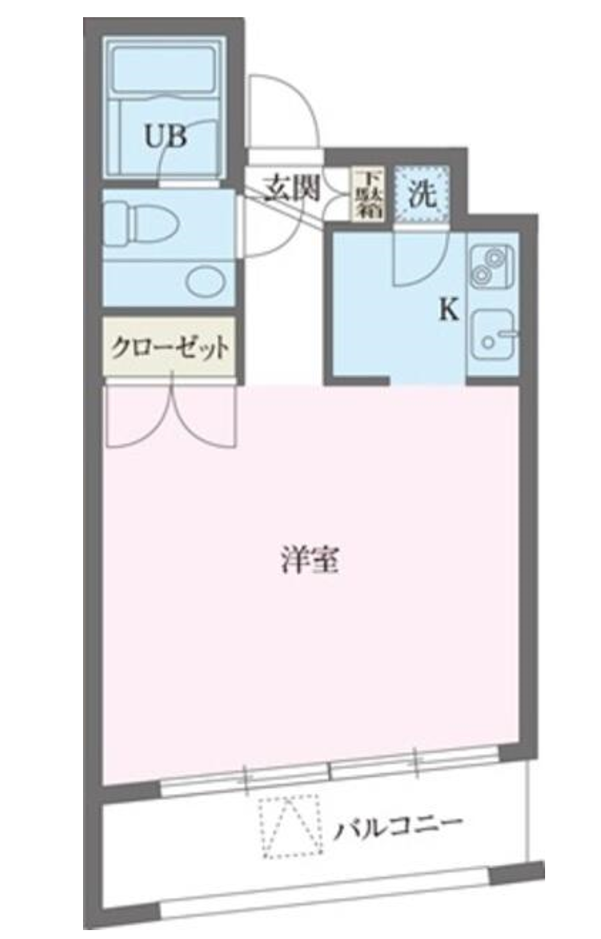 パークフロント西新宿　701号室　間取り