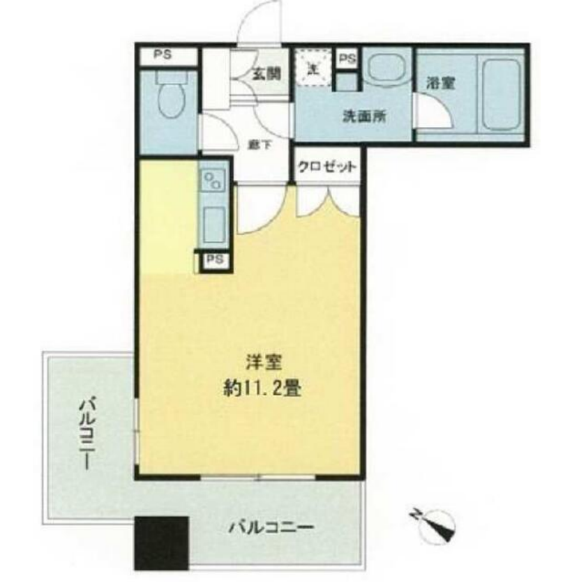 アリビオ九段　501号室　間取り