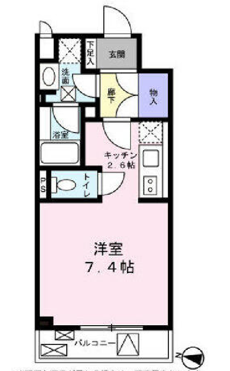 ガーデンハウス柿の木坂　101号室　間取り