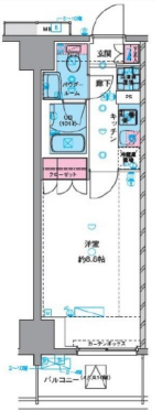 ジェノヴィア四谷三丁目グリーンヴェール　304号室　間取り