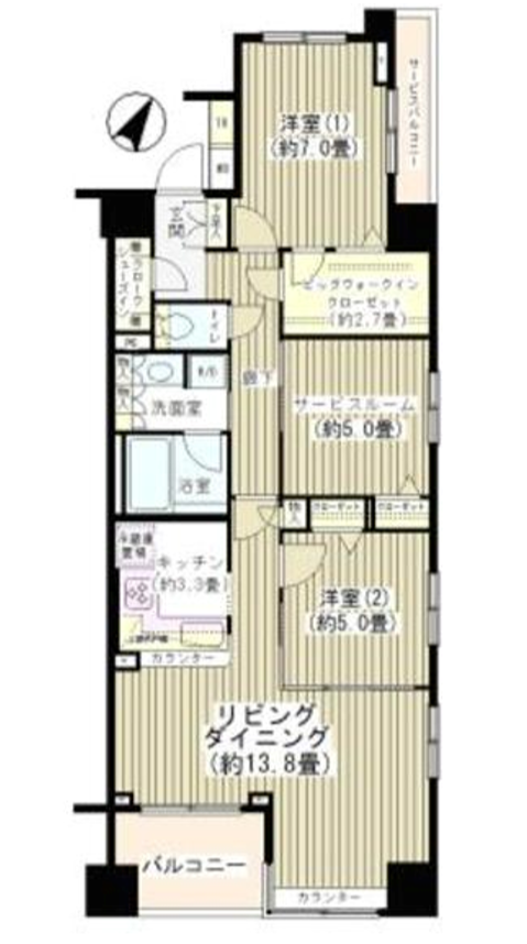 KDXレジデンス日本橋水天宮　906号室　間取り