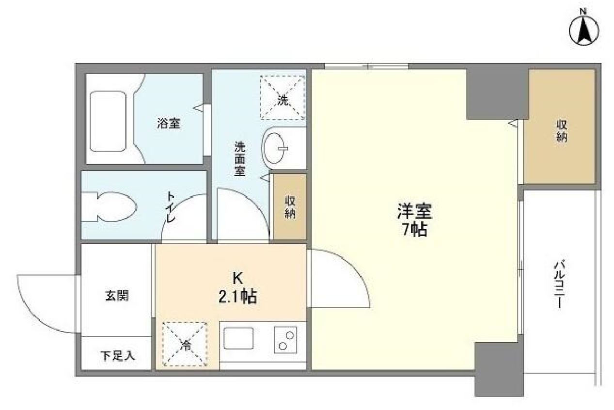 ローズマンションミヤハラ　903号室　間取り
