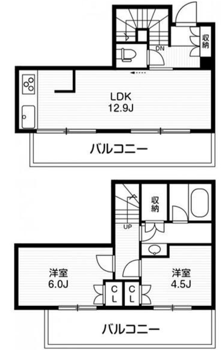 アーバンフラッツ目黒本町 (旧：エスティメゾン目黒本町)　101号室　間取り