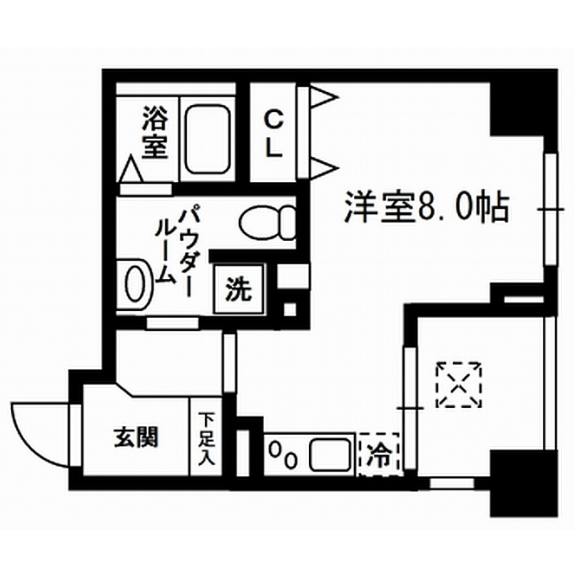 レジディア東日本橋　403号室　間取り