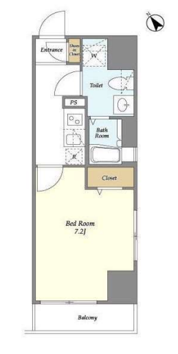 リバーレ日本橋三越前　202号室　間取り