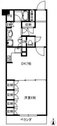 クリオレジダンス東京　247号室　間取り