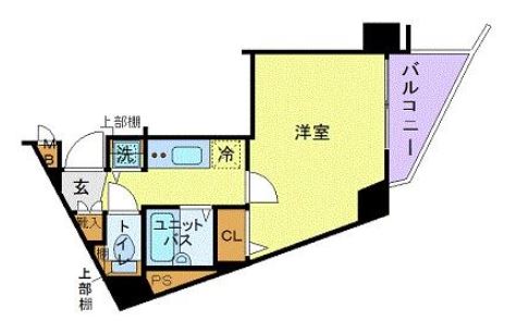 トーシンフェニックス目黒碑文谷　301号室　間取り