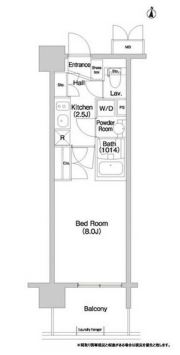 コンフォリア大島　203号室　間取り