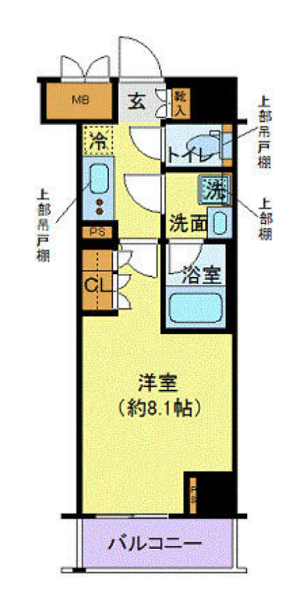 ディアレイシャス港区海岸　902号室　間取り