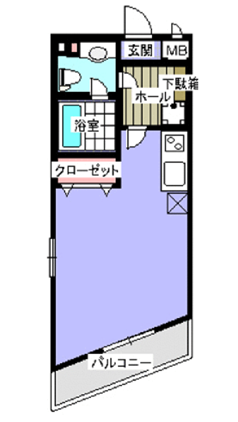 エコロジー目黒青葉台プロセンチュリー　603号室　間取り