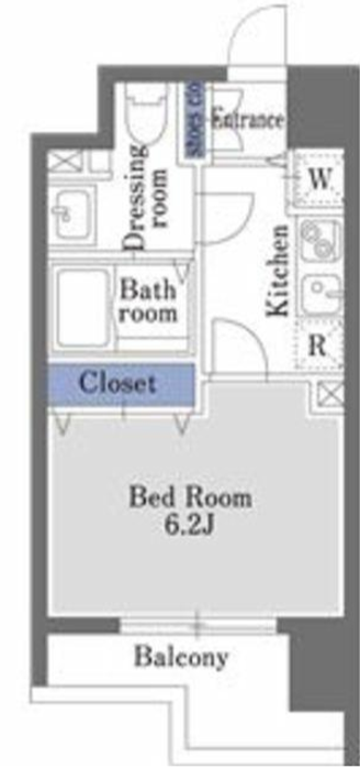 ドゥーエ学芸大学Ⅱ　704号室　間取り