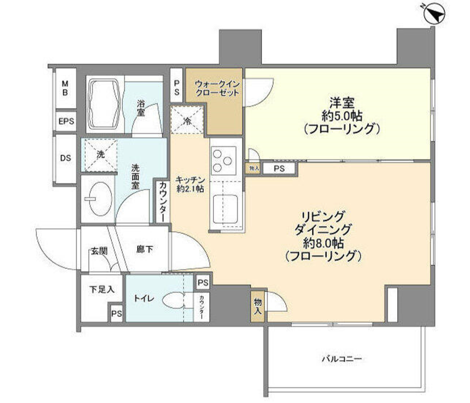 ブランズ渋谷神山町　4F号室　間取り