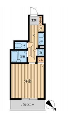 HF東神田レジデンス　702号室　間取り