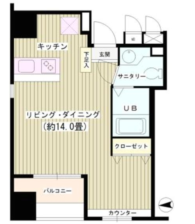 ケイズ麹町　501号室　間取り