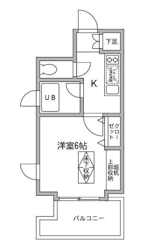 ラクラス木場公園　701号室　間取り