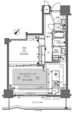 ZOOM日本橋馬喰町　202号室　間取り