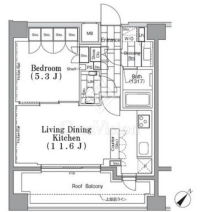 ＯＮＥ　ＲＯＯＦ　ＦＬＡＴ　ＴＳＵＫＩＳＨＩＭＡ