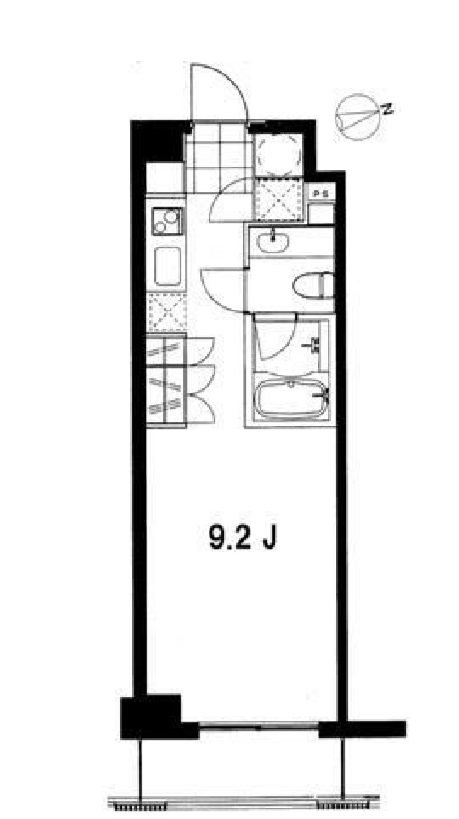 フレンシア麻布十番ノース　303号室　間取り