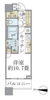 ブリリアタワーズ目黒　1701号室　間取り