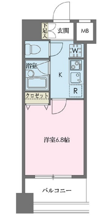 ドゥーエ新川　506号室　間取り