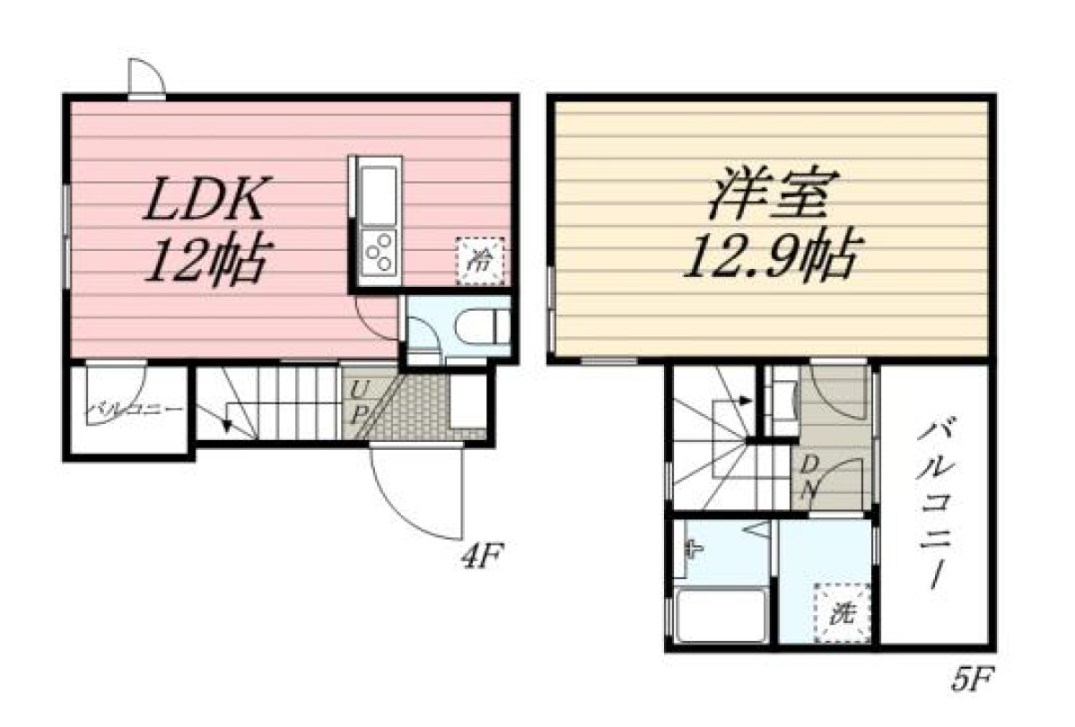 グランヒルレジデンス目黒大橋　403号室　間取り