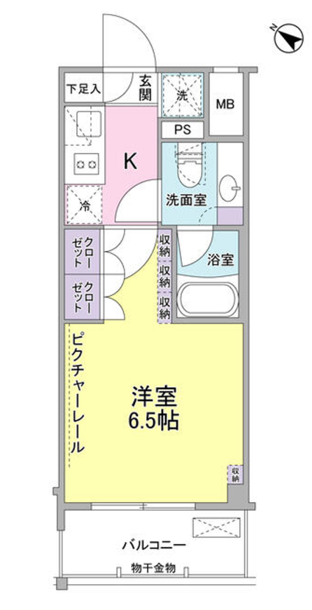 SIL西五反田（ベルファース西五反田）　604号室　間取り