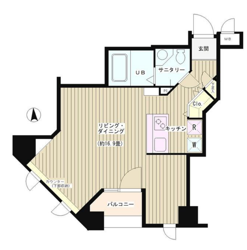 ケイズ麹町　203号室　間取り