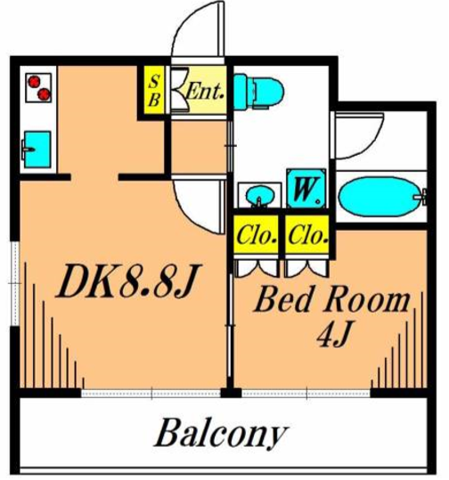 フレンシア南品川　309号室　間取り