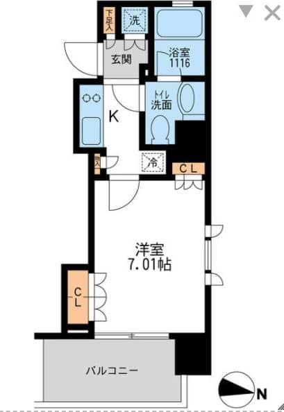 アーデン清澄白河　507号室　間取り