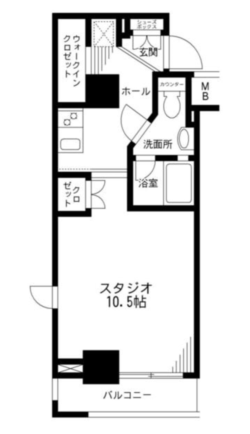 レジディア九段下　306号室　間取り