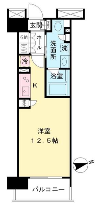 メゾンカルム代々木公園　205号室　間取り