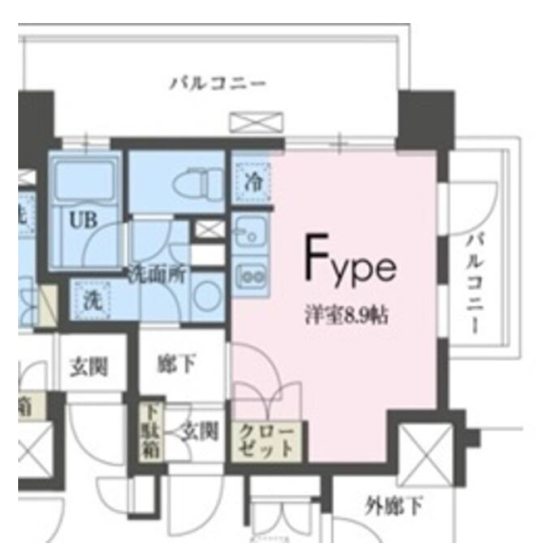 ガレリア東新宿　501号室　間取り