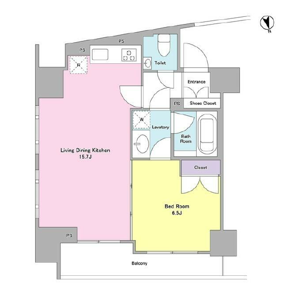 ラベイユ麻布十番　905号室　間取り
