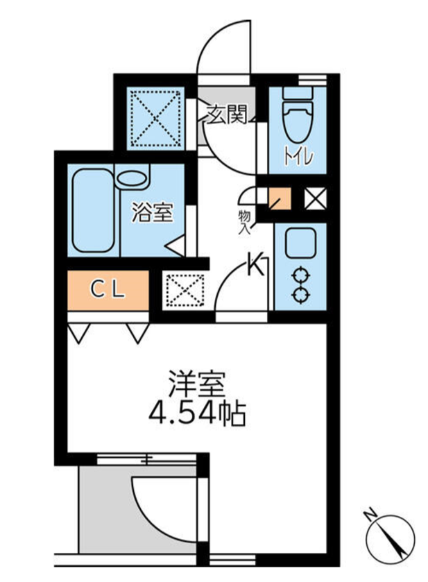 フォレシティ六本木　802号室　間取り