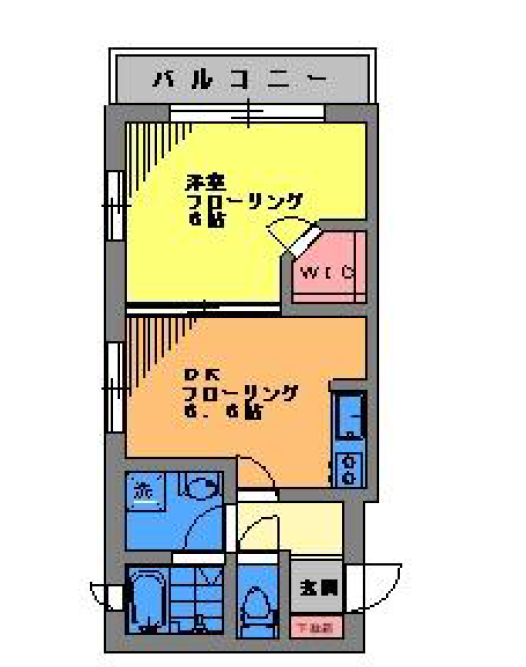 朝日リゾート　207号室　間取り