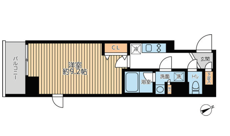 グランパセオ日本橋三越前　904号室　間取り