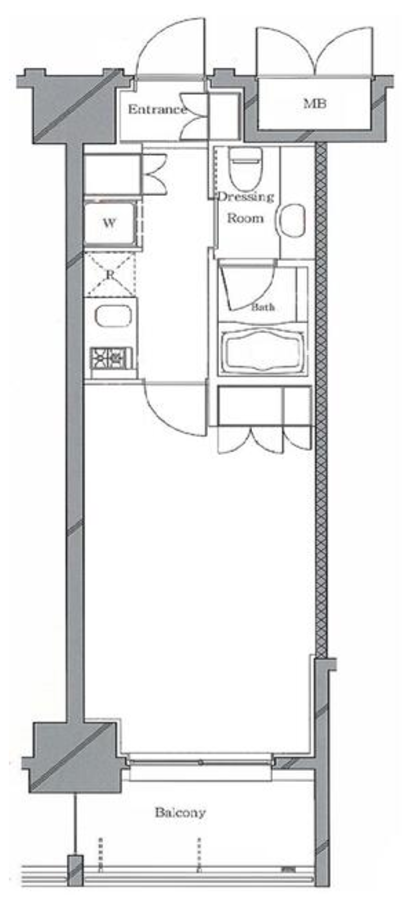 レグノ・フォルテ二番町　1305号室　間取り