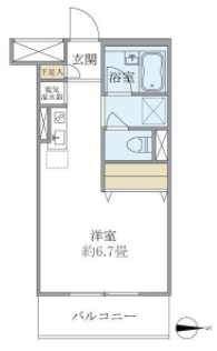 メゾンベール南麻布　307号室　間取り