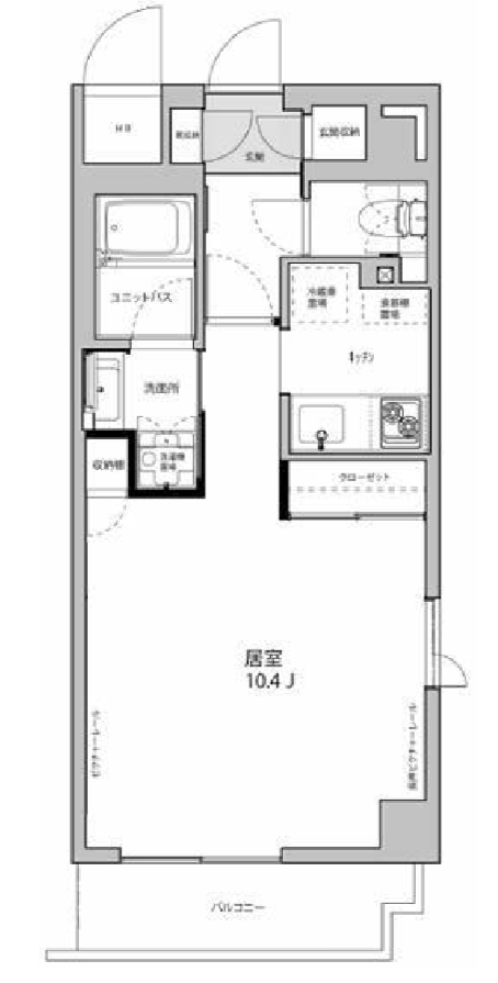 プライムアーバン麻布十番　602号室　間取り