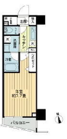 フレシア中目黒　505号室　間取り