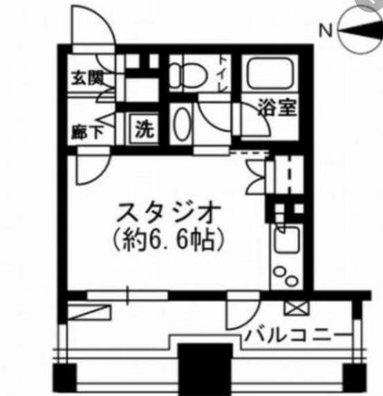 レジディア市ヶ谷　306号室　間取り