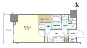 BluRock青葉台（旧：ラグゼナ青葉台）　902号室　間取り